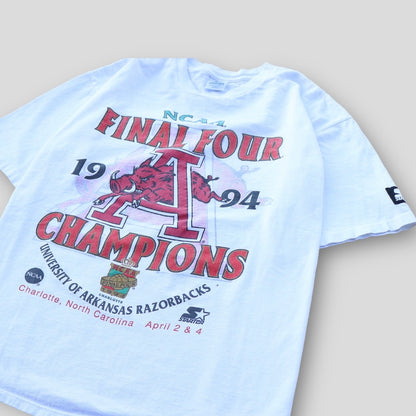 1994 NCAA Final Four Razorbacks Championship Starter Game Tee - backtovida