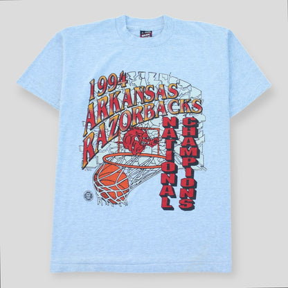 1994 Arkansas Razorbacks Shattered Backboard Tee - L