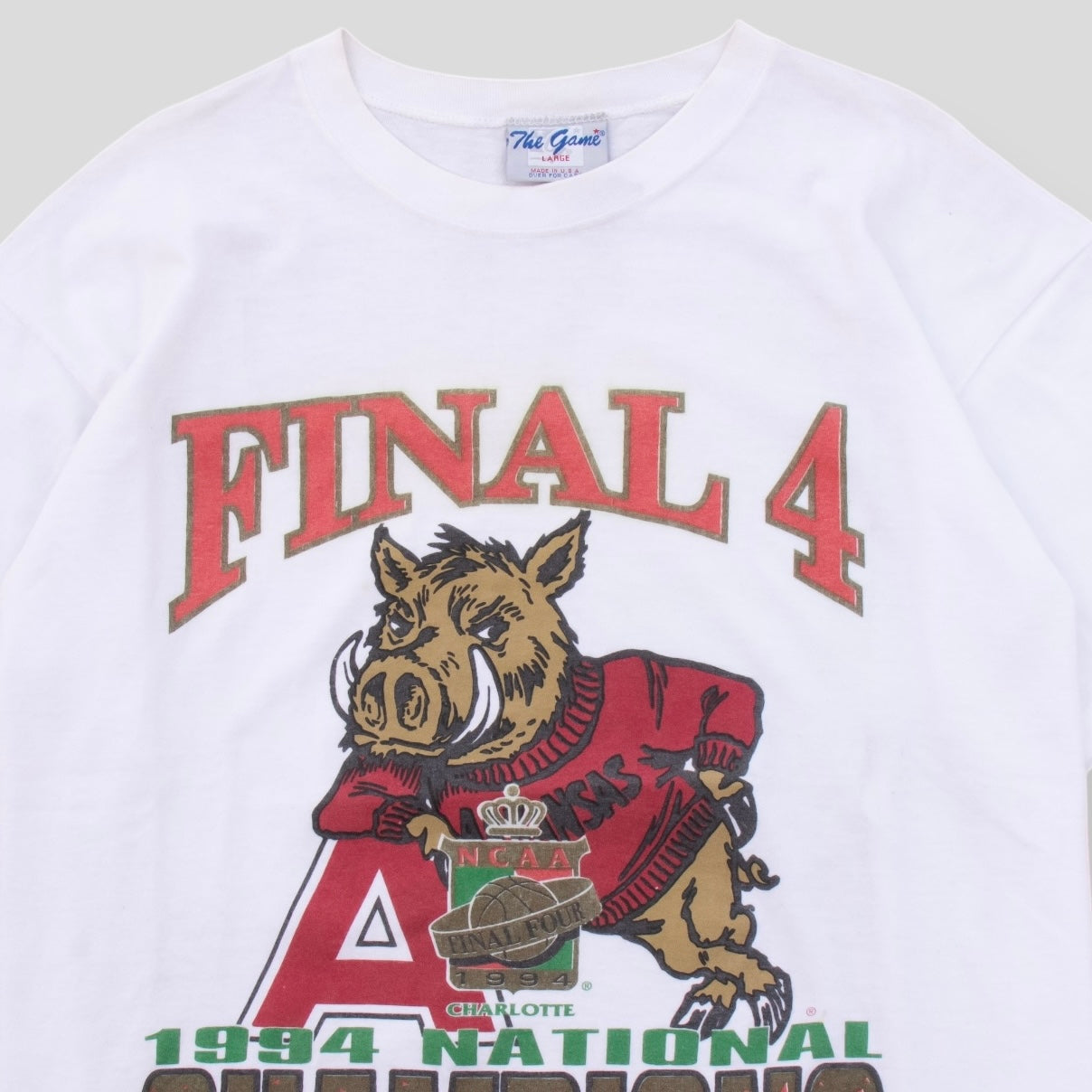 1994 Final Four Arkansas National Champions Official Tee - L