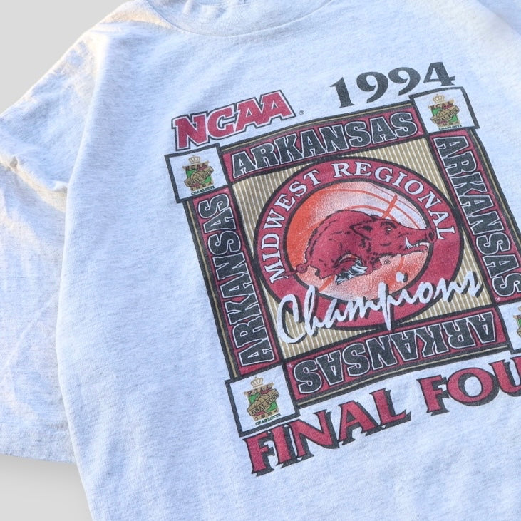 1994 NCAA Champions Arkansas Final Four Tee - backtovida