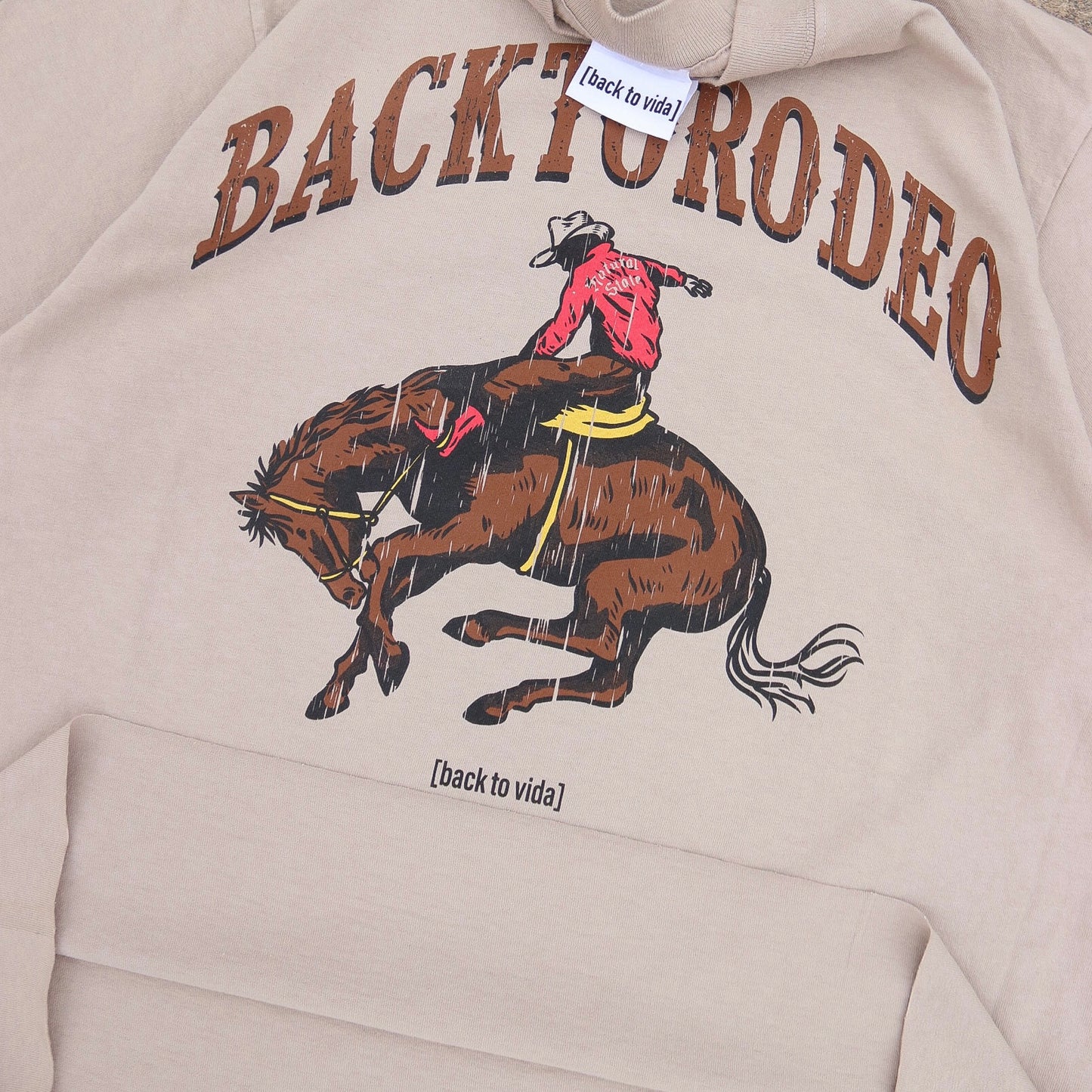 BACK TO RODEO CROPPED TEE