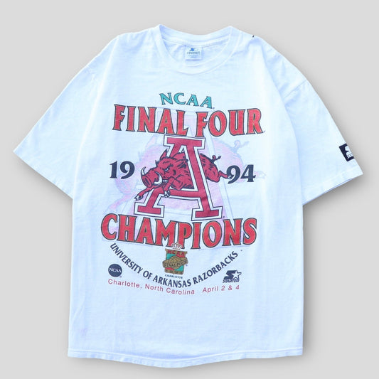 1994 NCAA Final Four Razorbacks Championship Starter Game Tee - backtovida