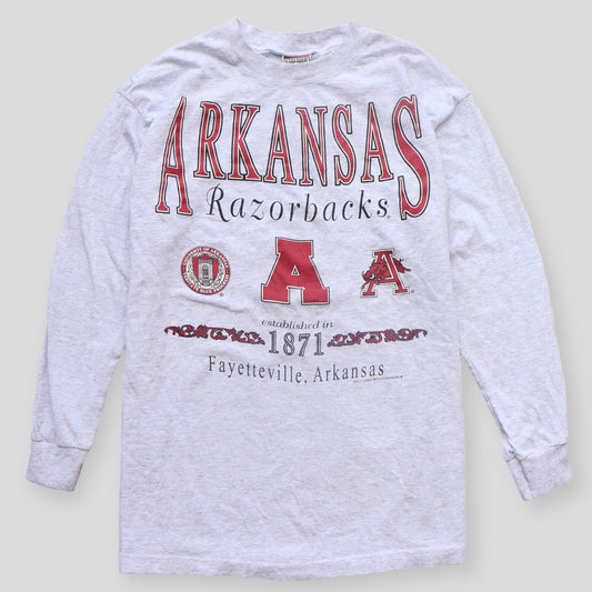 90s University Arkansas Long Sleeve Shirt - backtovida