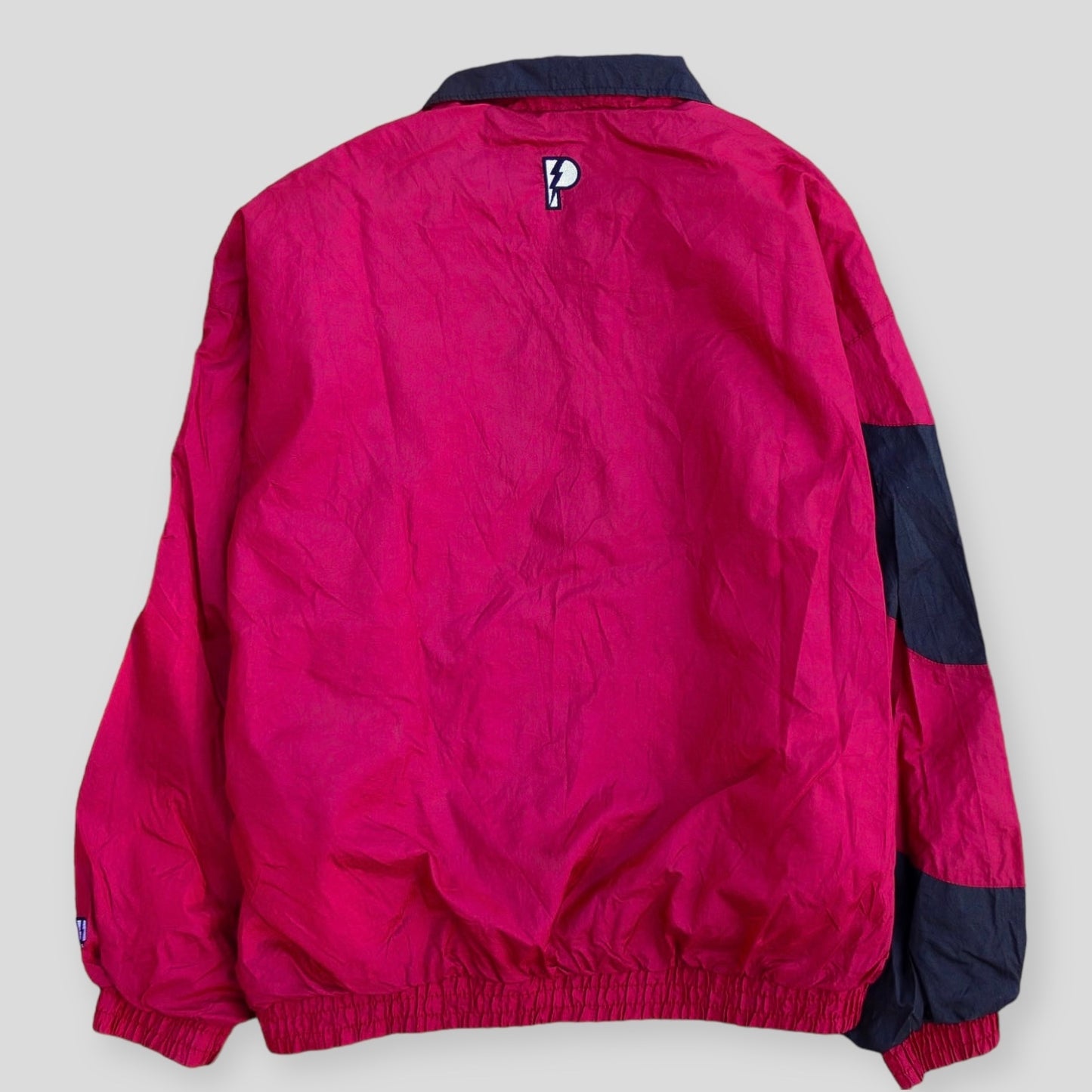 90s Razorbacks Shark Style Pro Player Wind Breaker - backtovida