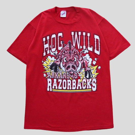 1990s Arkansas Razorbacks Hog Wild Tee - backtovida