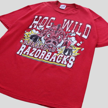 1990s Arkansas Razorbacks Hog Wild Tee - backtovida