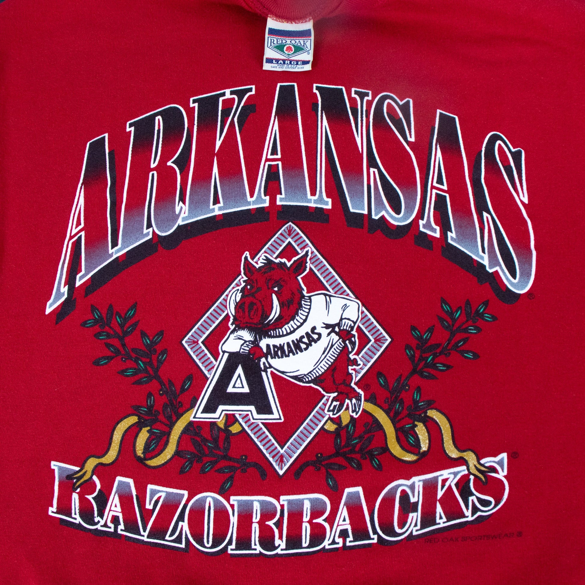 90s Arkansas Razorbacks Vintage Sweatshirt - backtovida