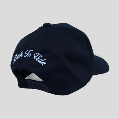 [back to vida] Arkansas Script Black Snapback - backtovida