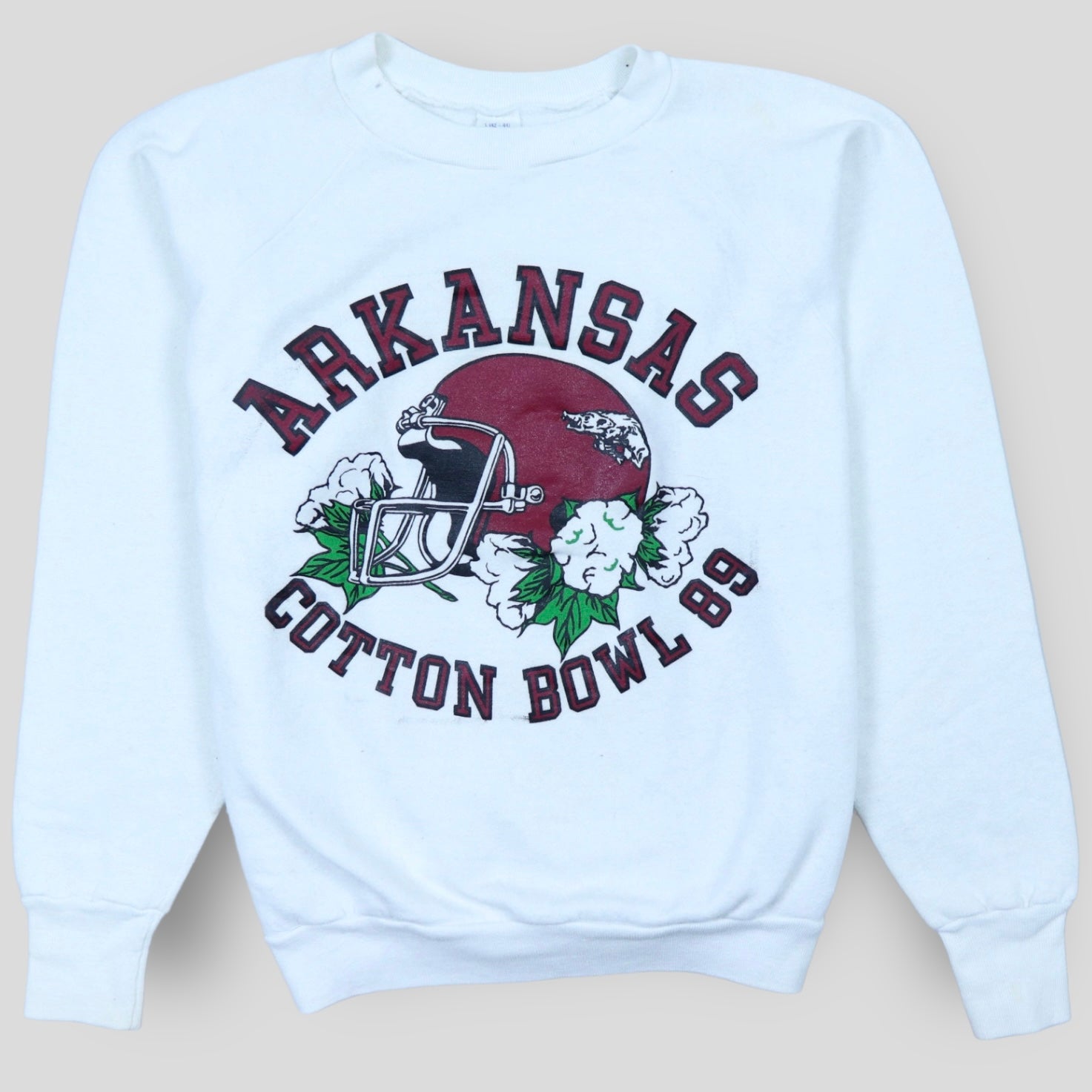 1989 Arkansas Cotton Bowl Crewneck - backtovida