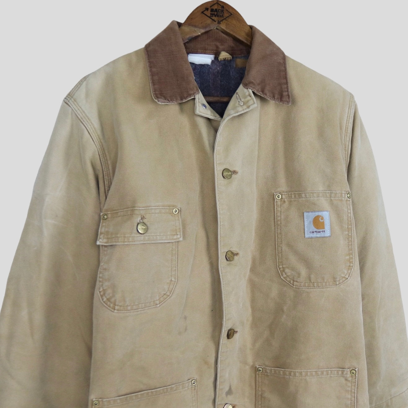 90s Vintage Carhartt Jacket blanket lined - backtovida