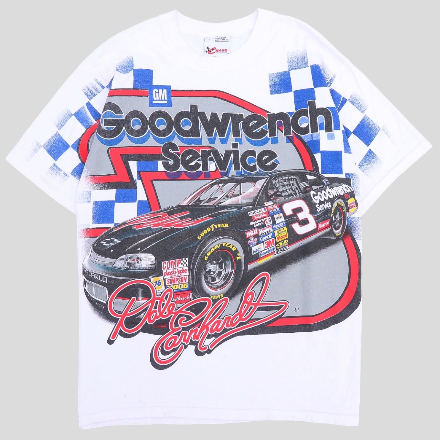 1998 Dale Earnhardt AOP NASCAR T-Shirt - backtovida