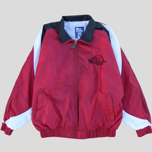 Vintage Razorbacks Pro Player Wind Breaker - backtovida