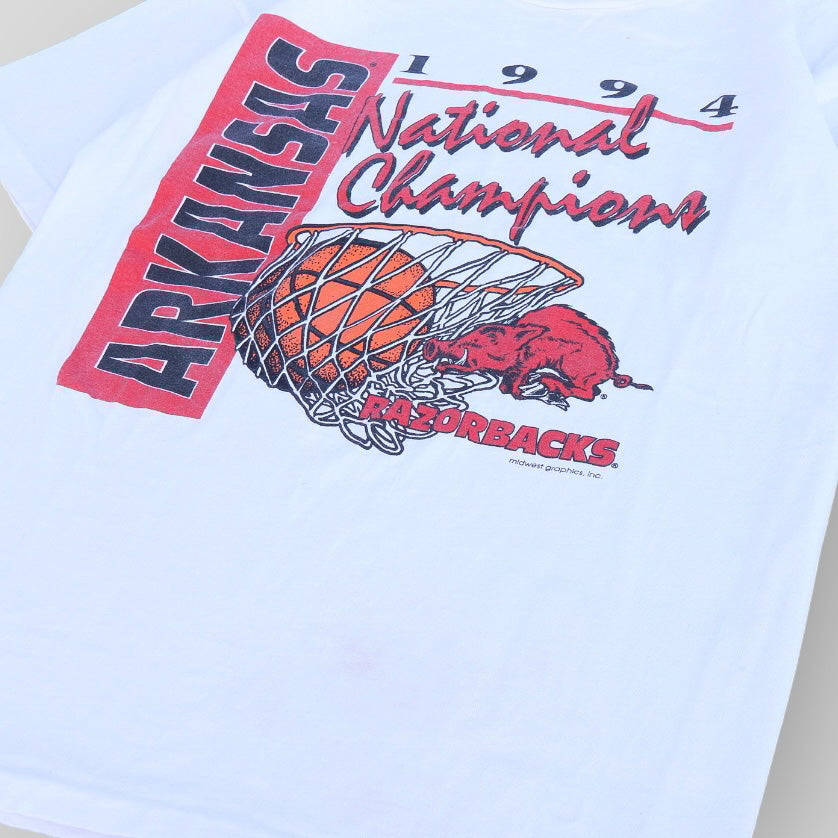 1994 Arkansas Razorbacks National Championship T-Shirt - backtovida