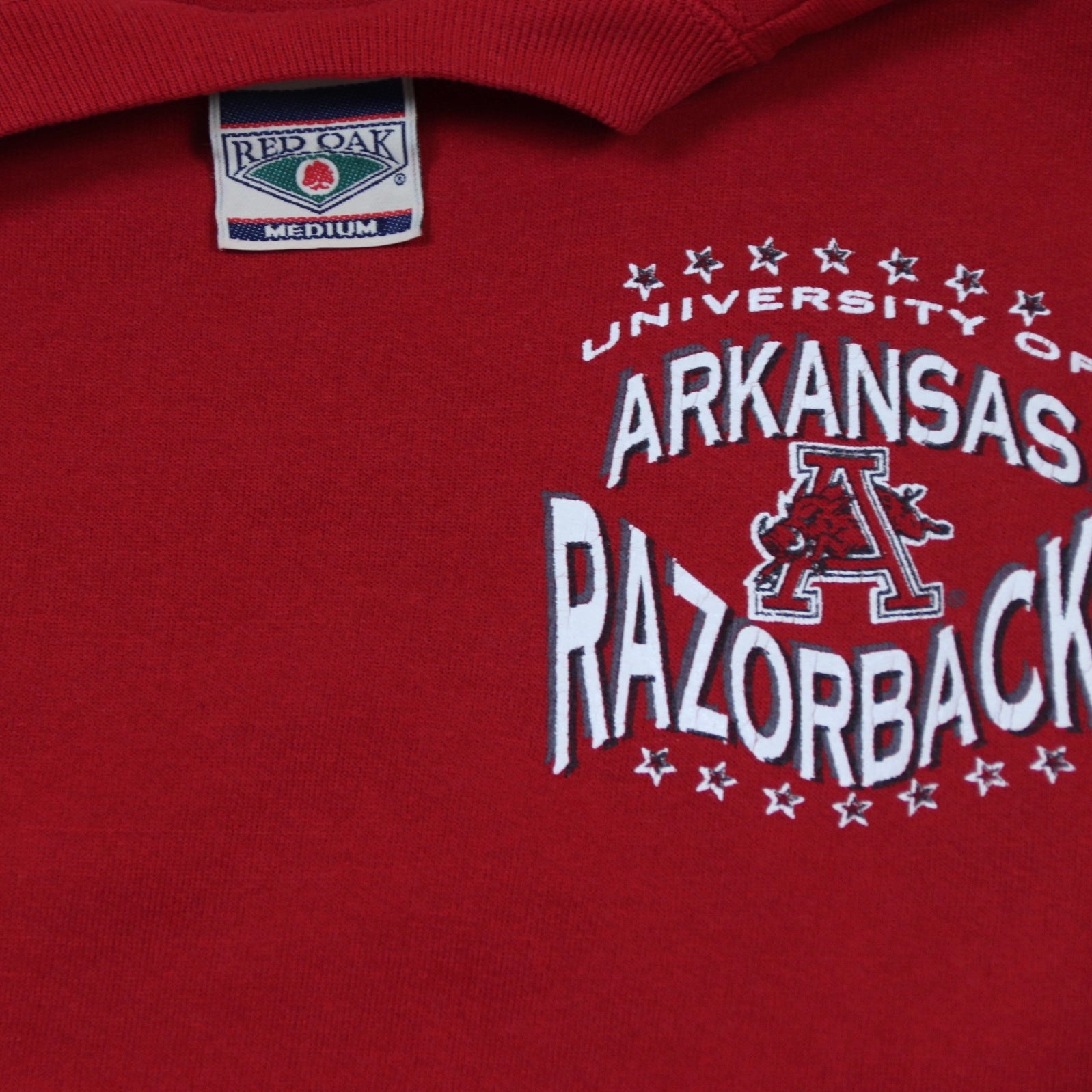 90s University Of Arkansas Razorbacks Crewneck - backtovida