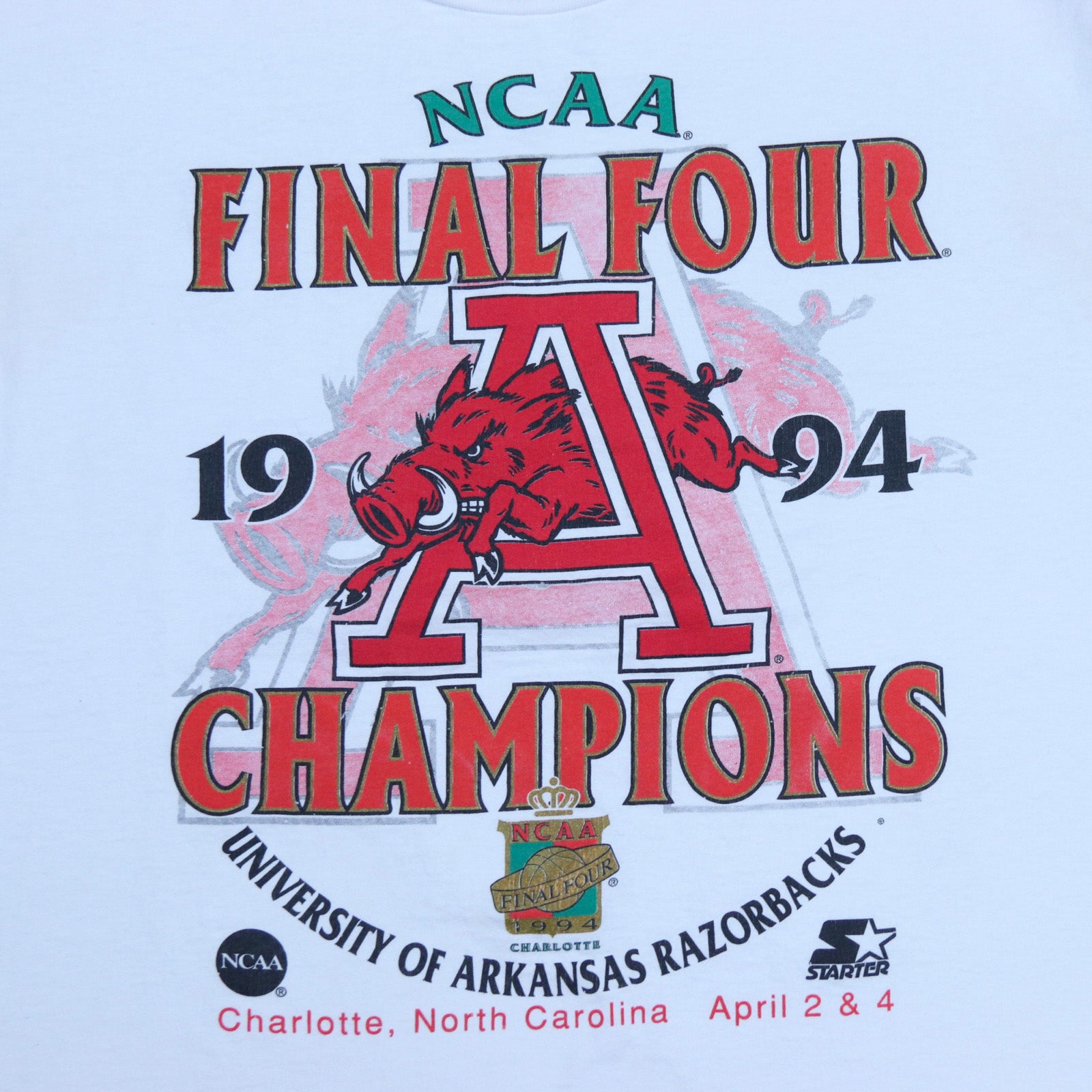 NCAA Final Four Champions 1994 Starter Tee - backtovida