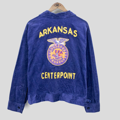 80s Arkansas FFA Vintage Corduroy Jacket - backtovida
