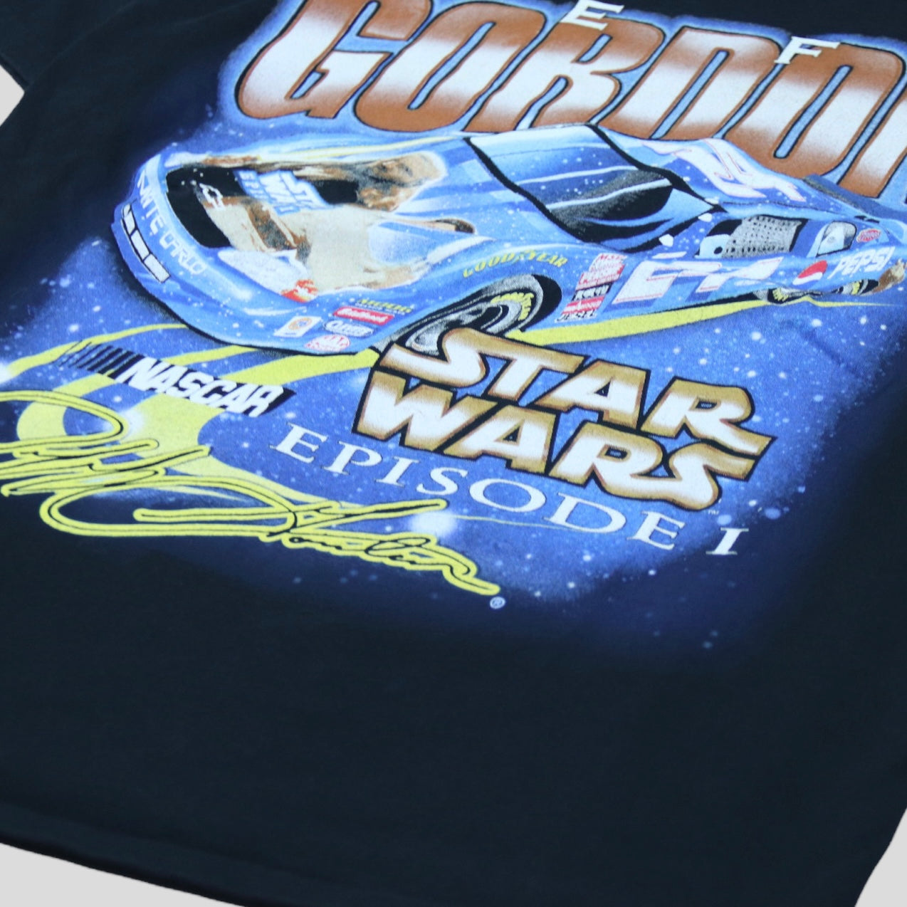 1999 Jeff Gordon Star Wars AOP T-Shirt - backtovida