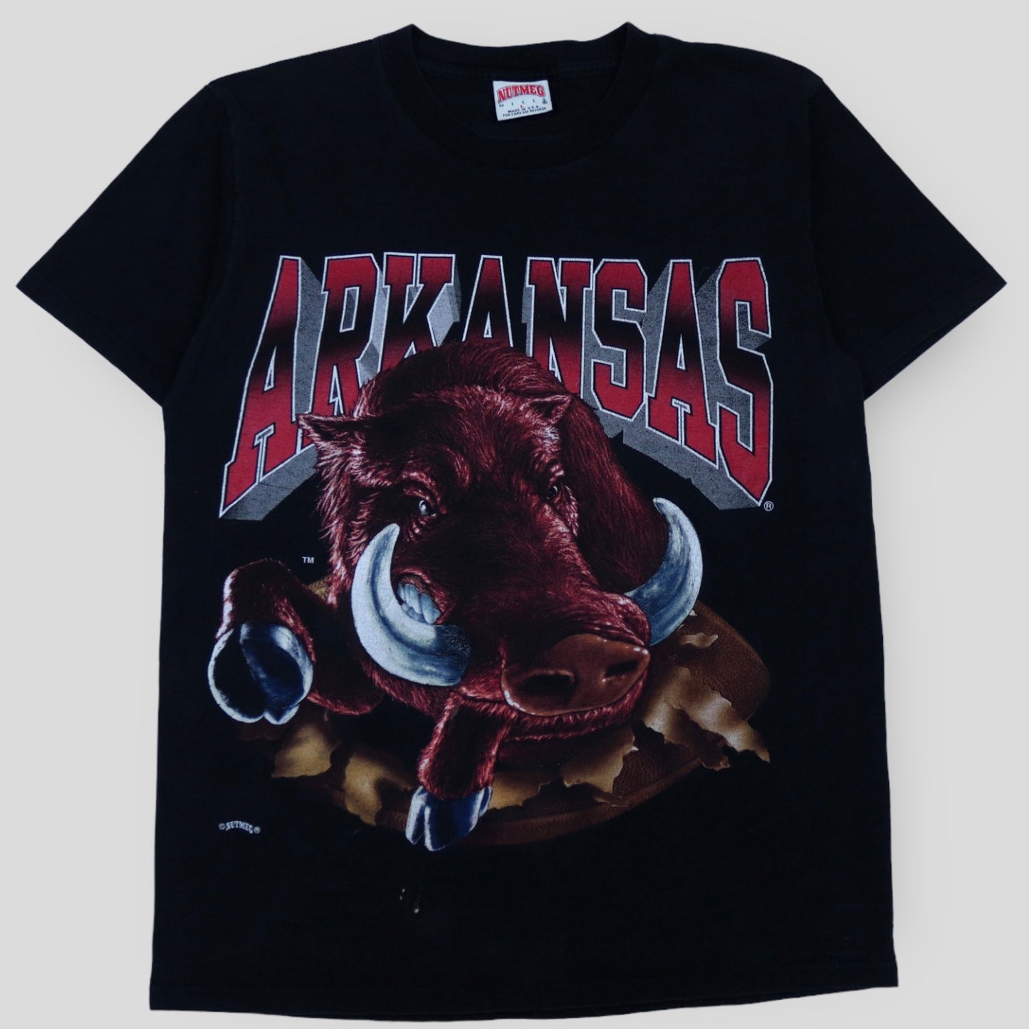 90s Arkansas Razorbacks Hog T-Shirt - backtovida