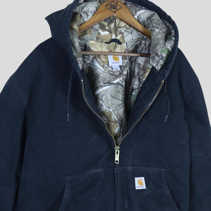 Vintage Carhartt Quilted Camo Lined Jacket - backtovida