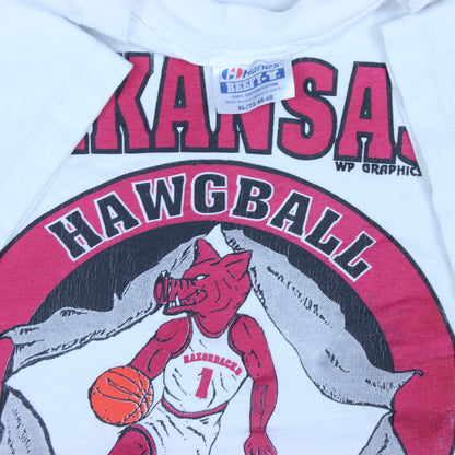 90-91 Arkansas Hawg Ball T Shirt - backtovida