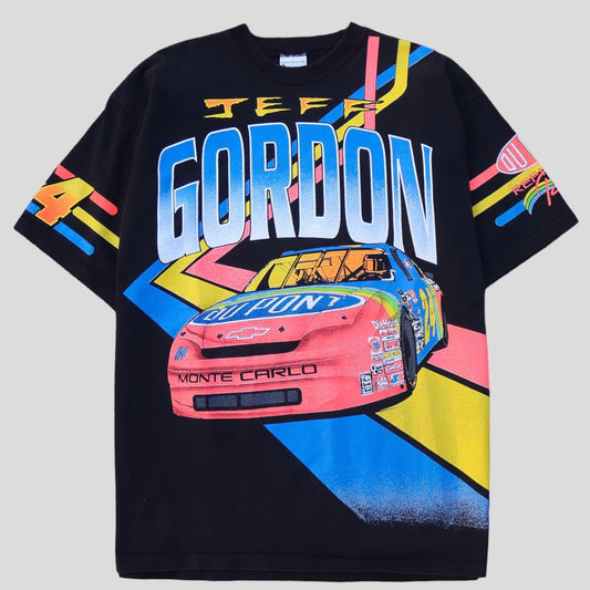 1995 Jeff Gordon Smokin The Competiton AOP NASCAR T-Shirt - backtovida