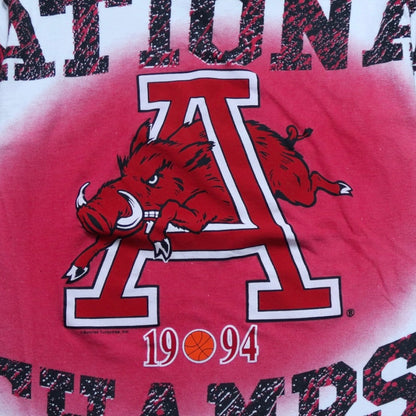 1994 National Champs Razorbacks T Shirt - backtovida