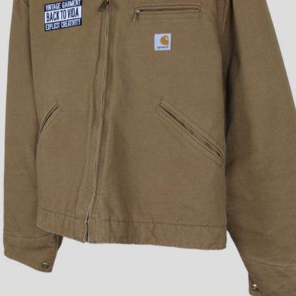 90s [vintage garment] Carhartt Detroit Jacket blanket lined - backtovida