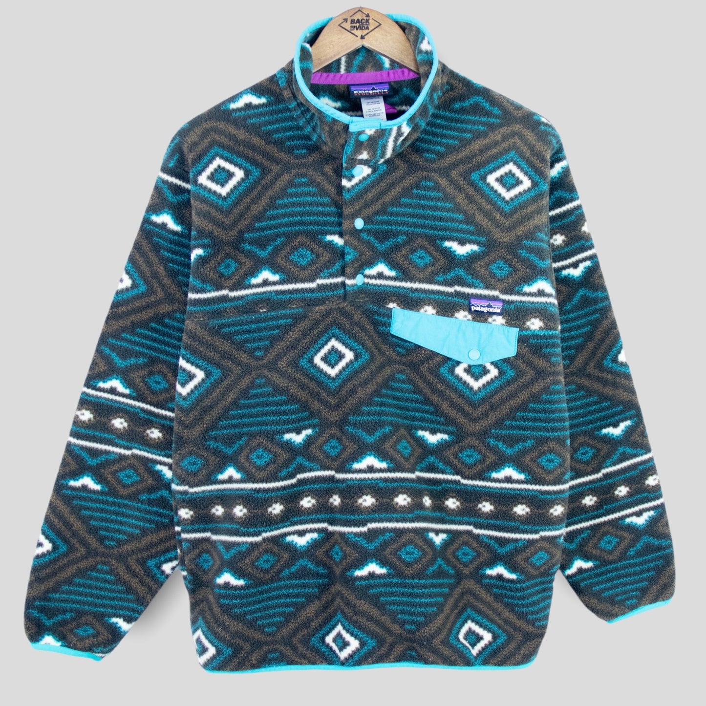 Patagonia Synchilla Aztec Fleece Pullover - backtovida