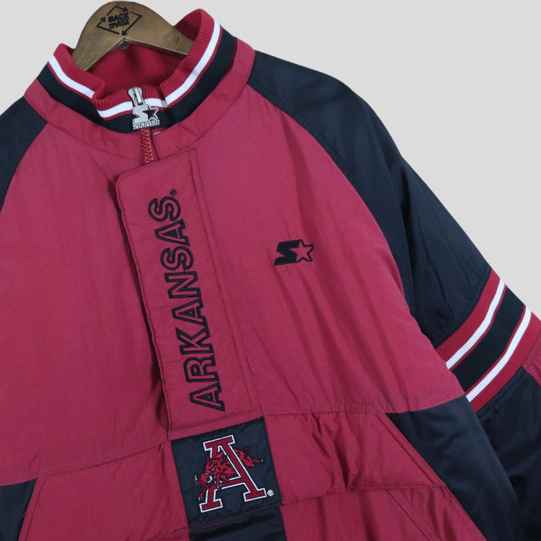 90s Arkansas Starter Puffer Jacket - backtovida