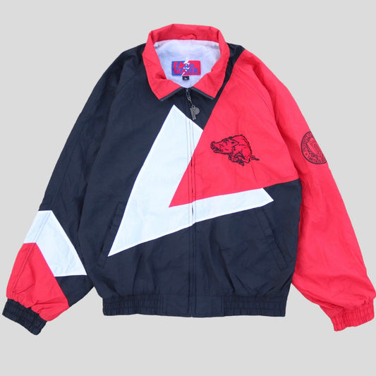 Arkansas Razorback Vintage Pro Player Wind Breaker - backtovida