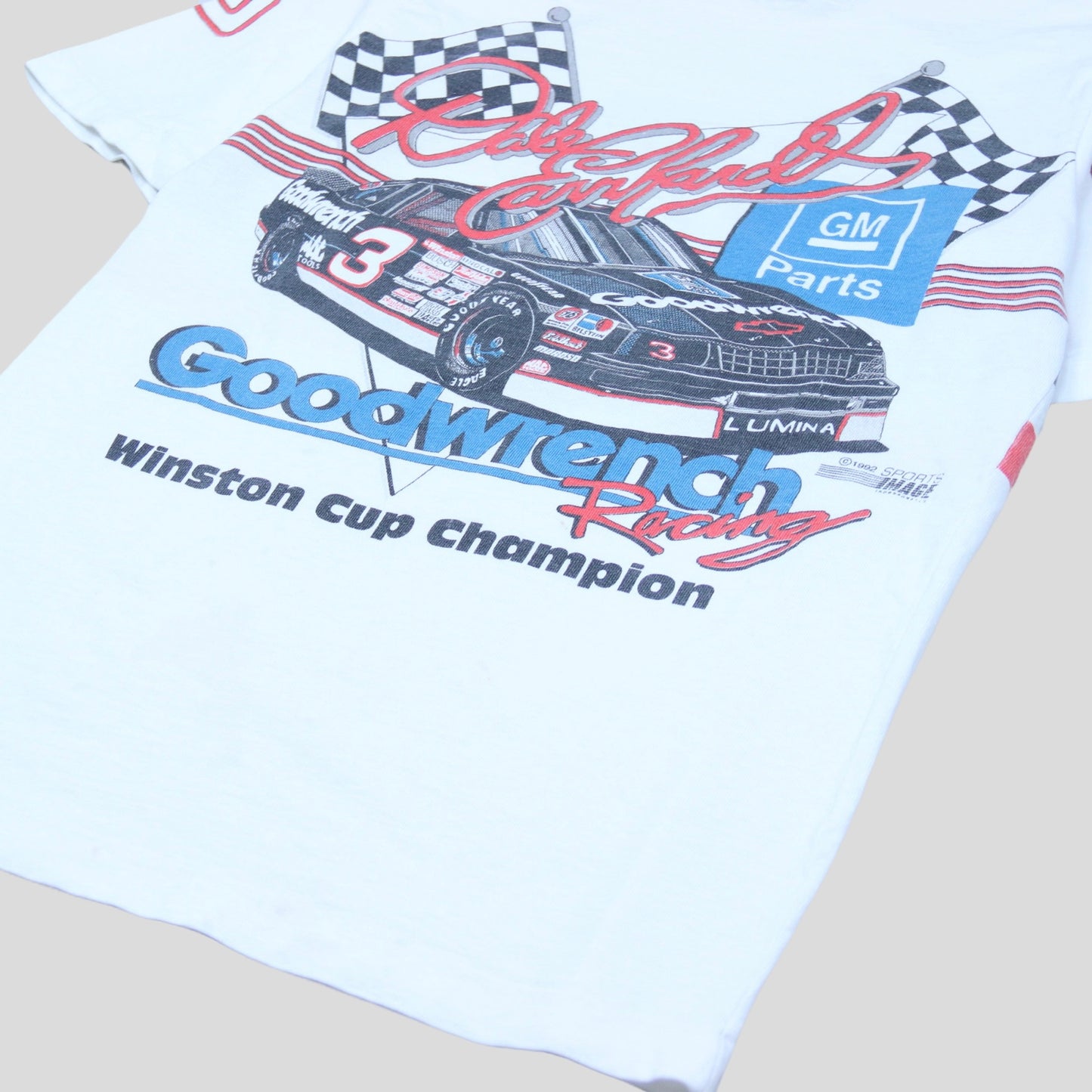 1992 Dale Earnhardt AOP Winston Cup T-Shirt - backtovida