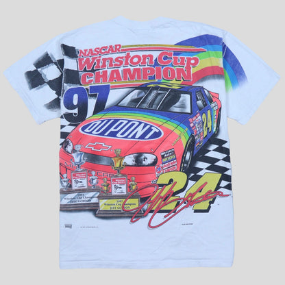 1997 Jeff Gordon Winston Champion AOP T-Shirt - backtovida