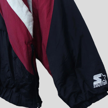 90s Arkansas Vintage Starter Puffer Pullover - backtovida