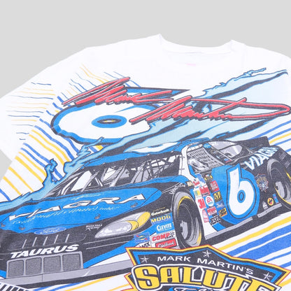 Mark Martin Vintage NASCAR AOP T-Shirt - backtovida