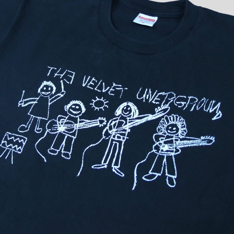 Supreme the velvet hot sale underground drawing tee