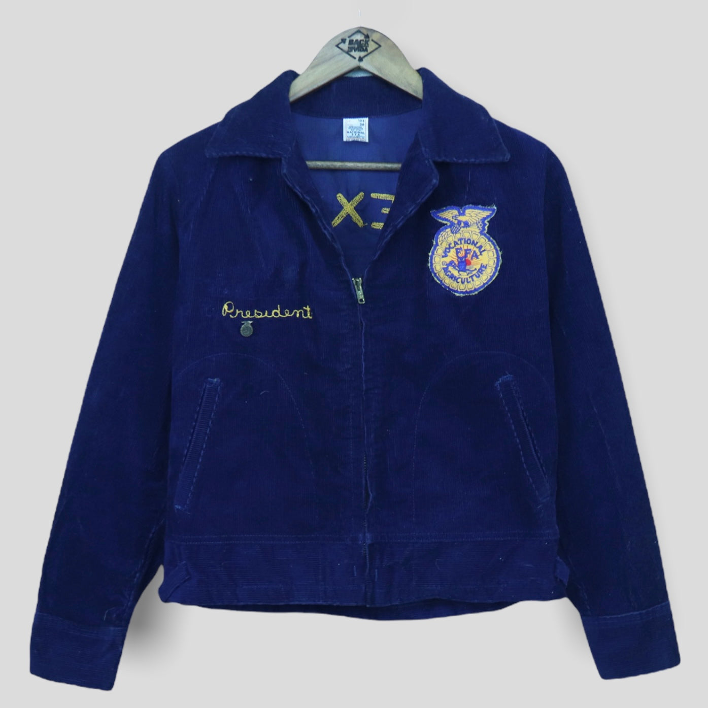 90s Texas FFA Corduroy jacket - backtovida