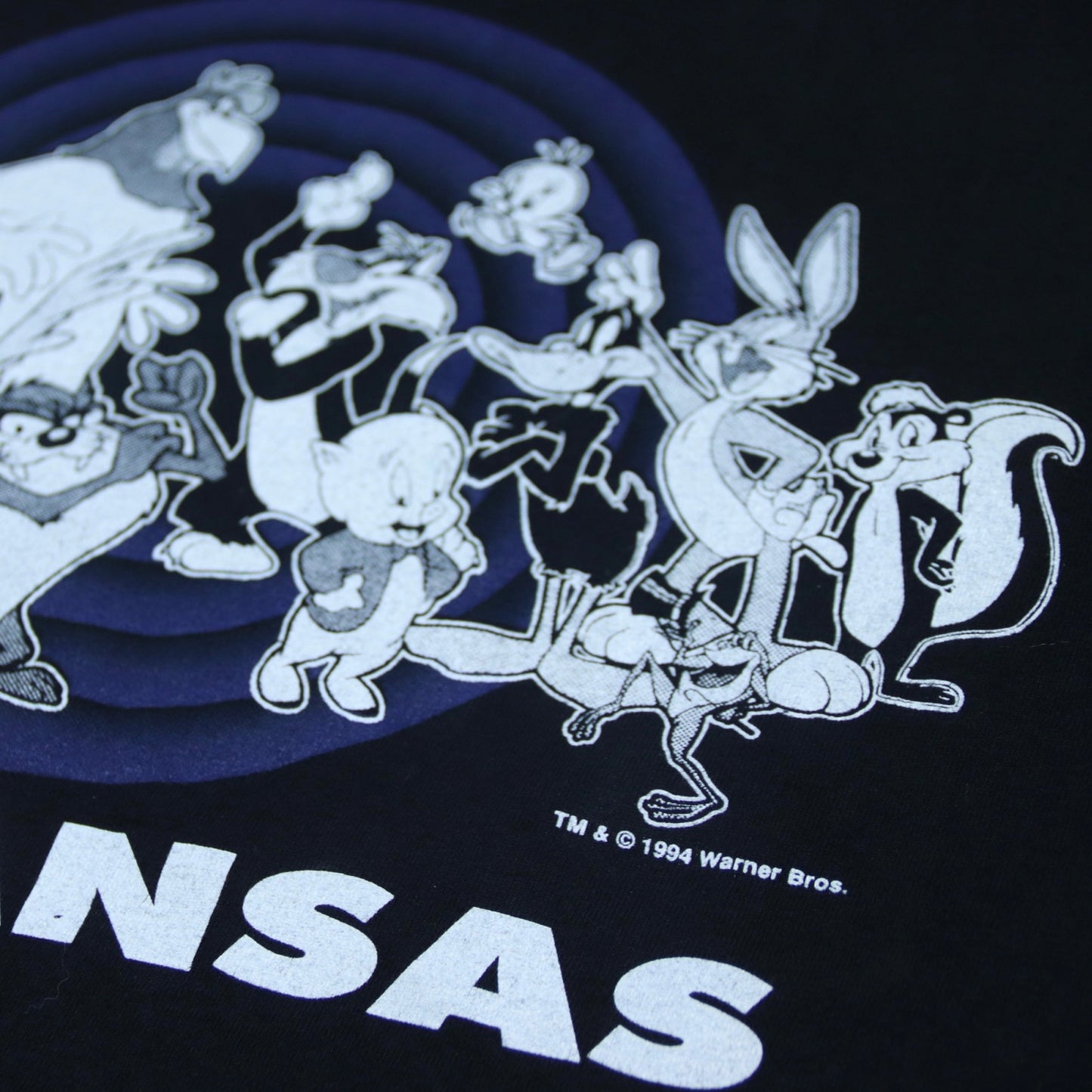 1994 Arkansas X looney Tunes T Shirt - backtovida