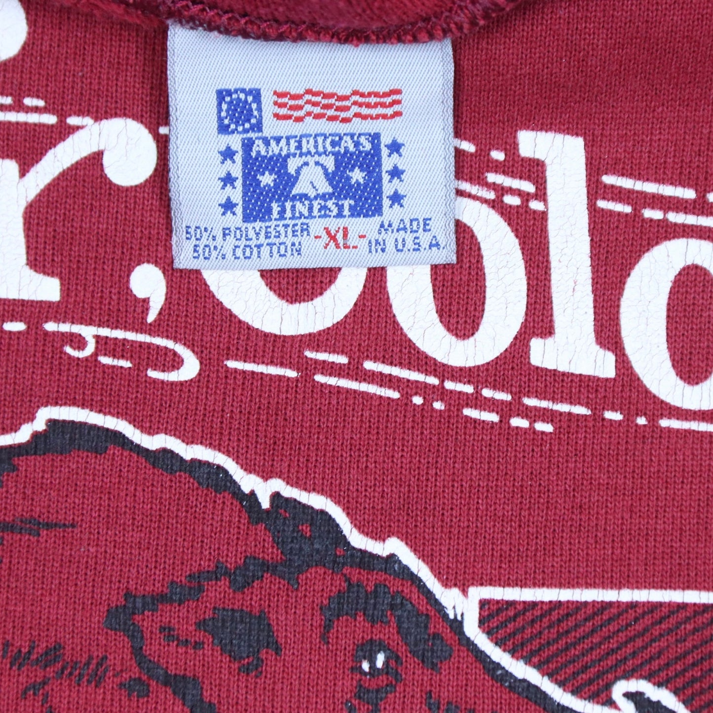 1990 Razorbacks Road To Victory Crewneck - backtovida