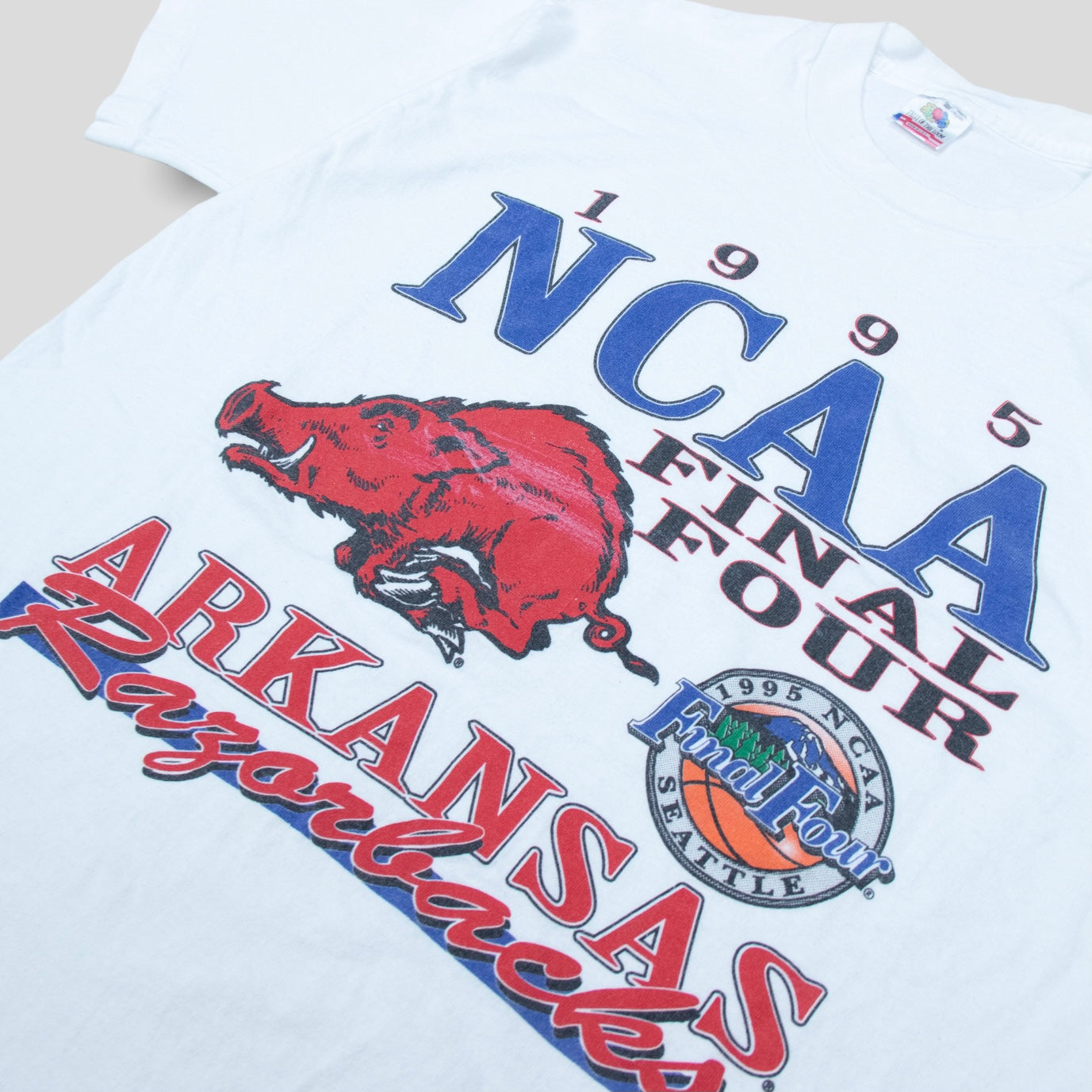 1995 NCAA Final Four Arkansas Vintage T-Shirt - backtovida