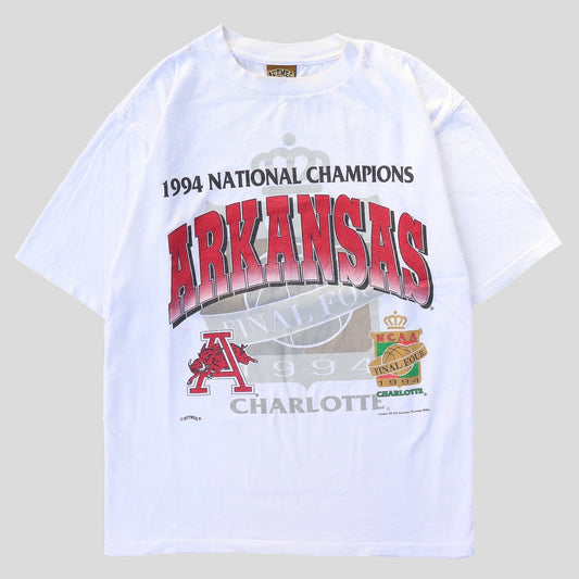 1994 National Champions Arkansas Official T-Shirt - backtovida