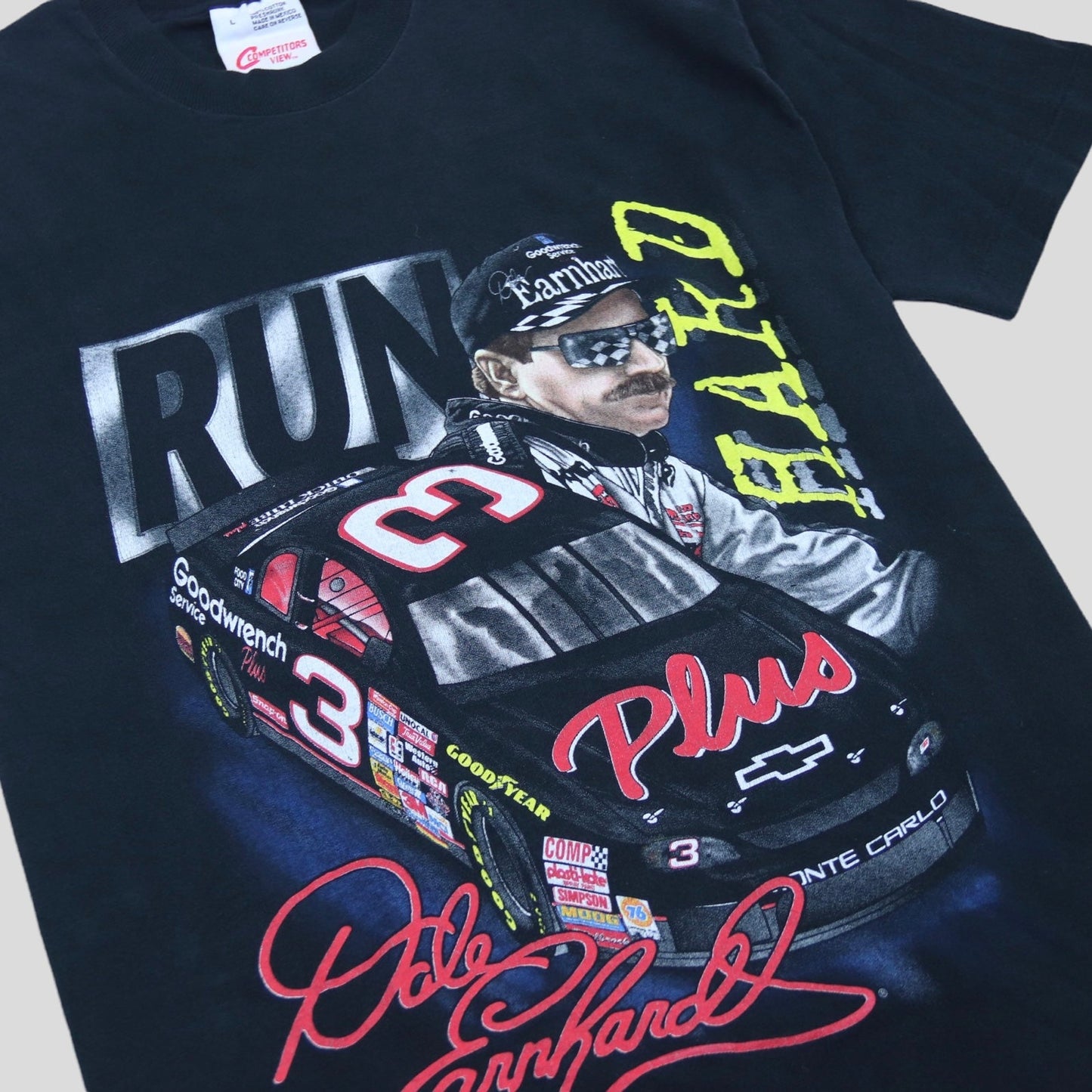 1997 Dale Earnhardt Run Hard T-Shirt - backtovida