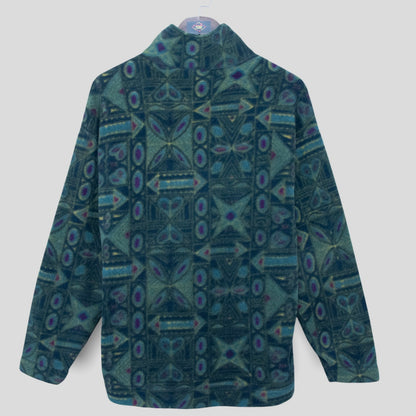 90's Patagonia Aztec Patterned Fleece Pullover - backtovida