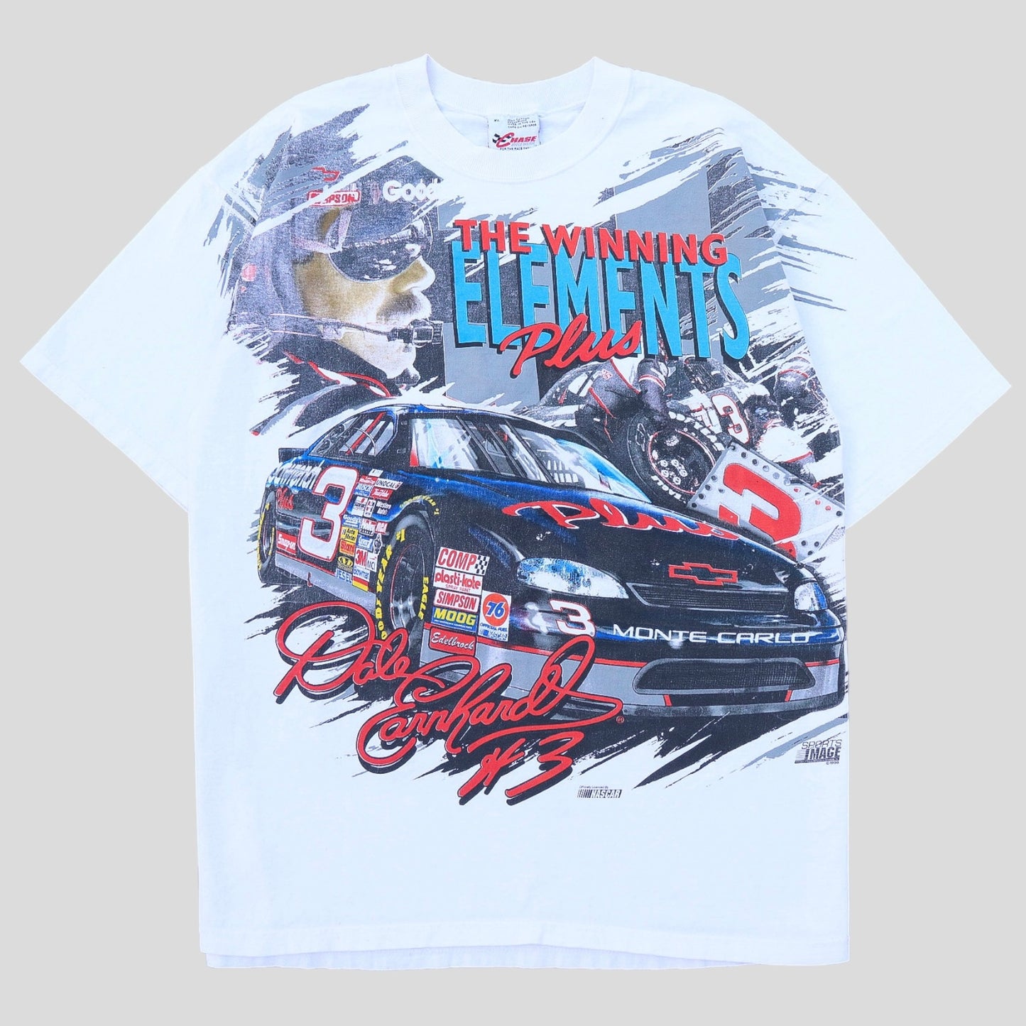 1998 Dale Earnhardt The Winning Element's AOP NASCAR T-Shirt - backtovida