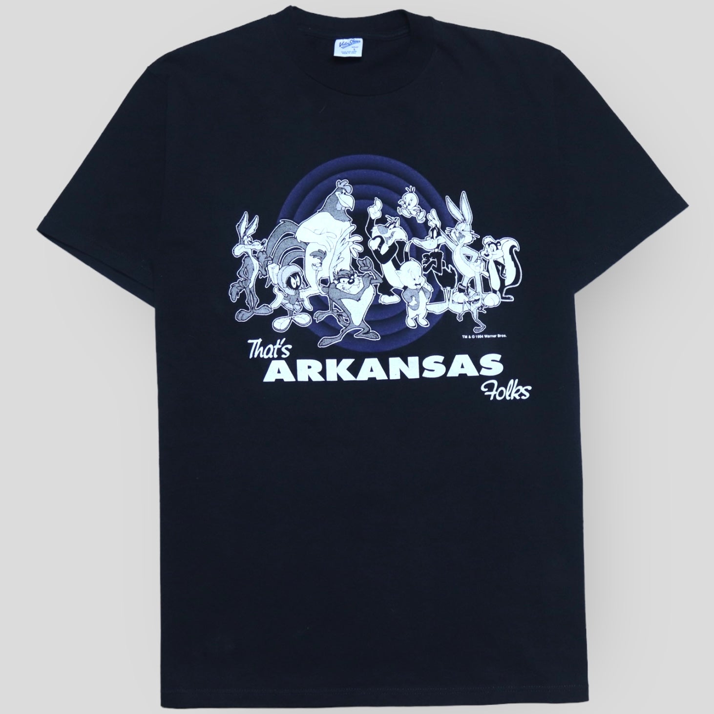 1994 Arkansas X looney Tunes T Shirt - backtovida