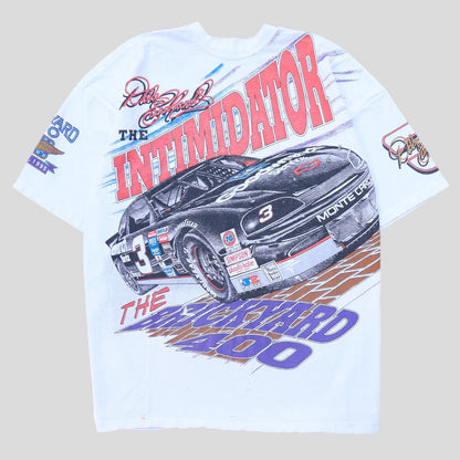 1995 Dale Earnhardt The Intimidator AOP Vintage NASCAR T-Shirt - backtovida