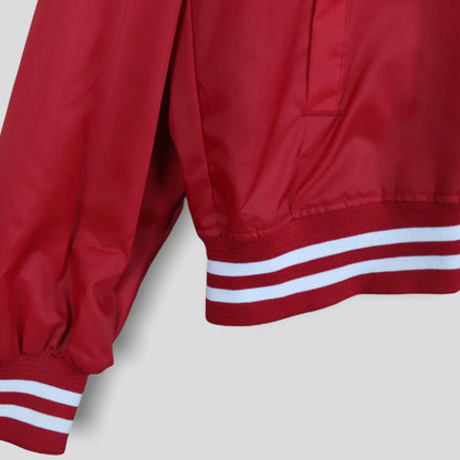 1980’s Razorbacks Chalk Line Varsity Jacket - backtovida