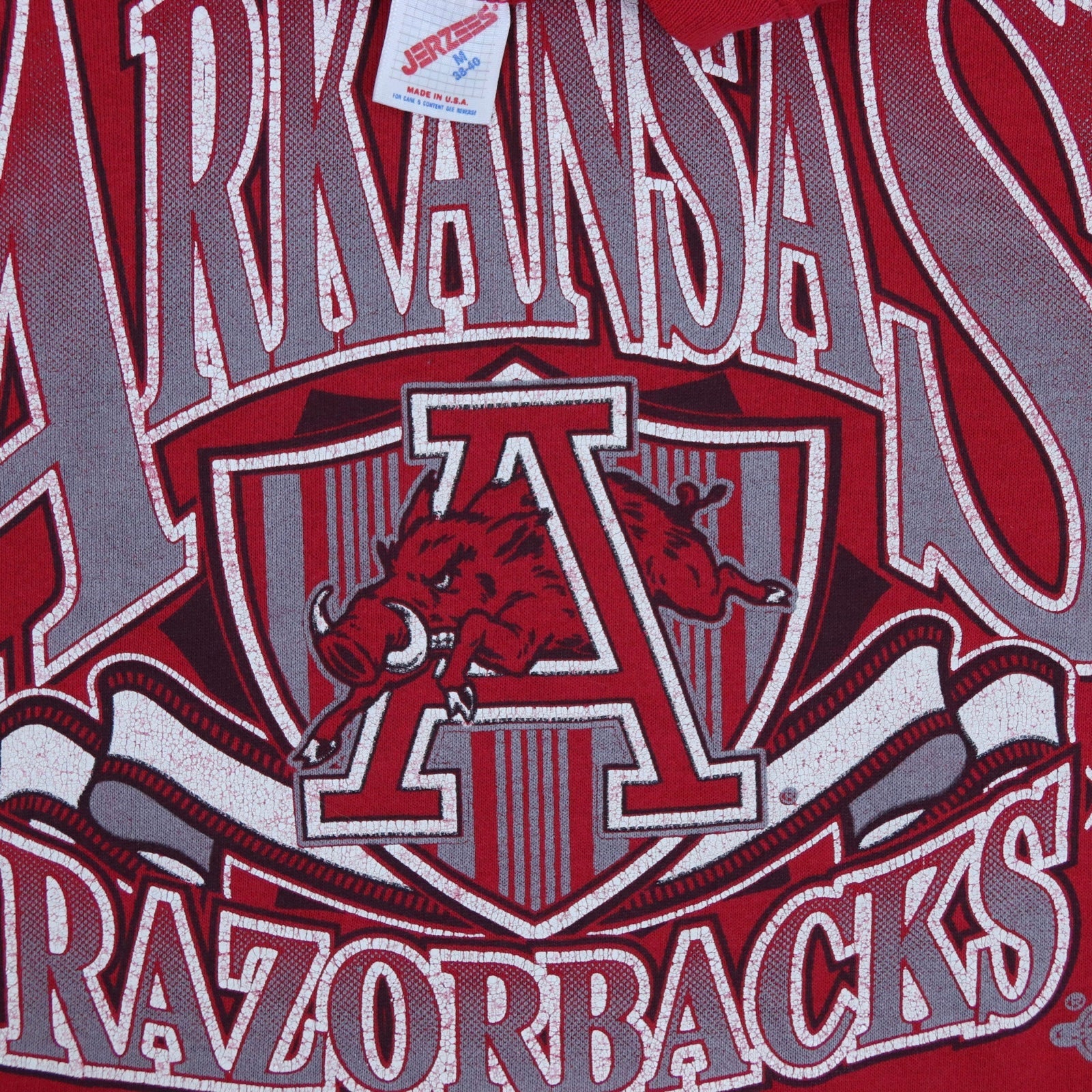 90s Arkansas Razorbacks Crewneck - backtovida