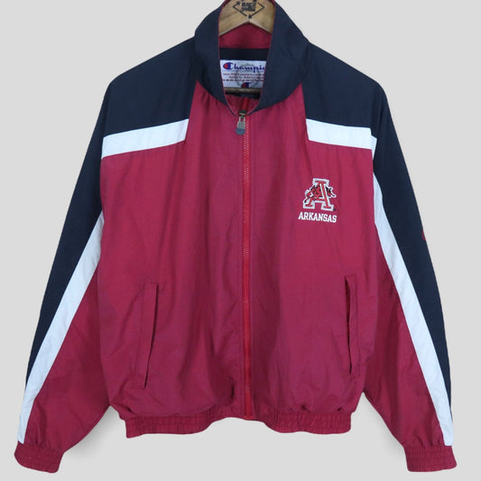 90’s Razorbacks Champion Lined Windbreaker - backtovida