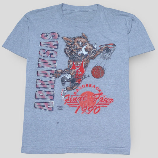 1990 Dunking Hog Final Four T-Shirt - backtovida