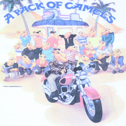 1990 Camel The Hard Pack T Shirt - backtovida